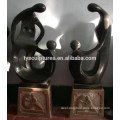 Garden natural stone abstract mother and child sculpture mother love statue